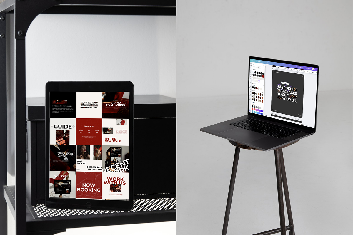 CANVA Bold Editorial Instagram Posts, a Social Media Template by thebusinessoutfit (Photo 12 of 19)