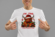 Fine Funny Christmas Png, an Illustration by Daily.Designs (Thumbnail 2 of 5)
