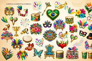 Brazilian Carnival – 100 PNG Clipart, an Object Illustration by MarisoArt (Thumbnail 5 of 9)