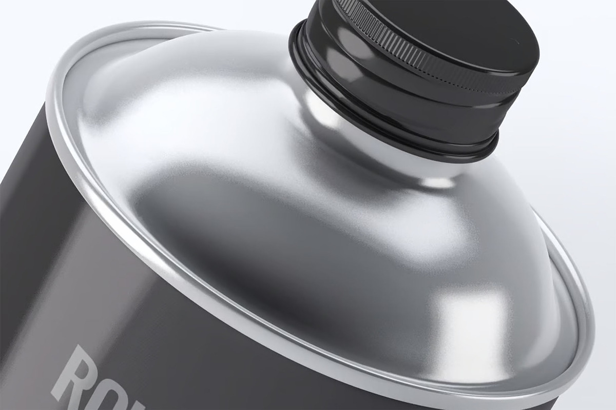 Oil Round Tin Can Screw Lid Mockup, an Advertising Mockup by Hubzway (Photo 4 of 7)