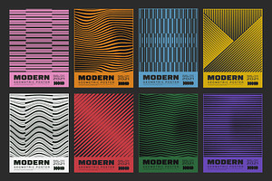 56 MODERN GEOMETRIC POSTERS