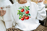 Summer Garden Watercolor Clipart Bun, an Illustration by Sublimation Artist (Thumbnail 4 of 6)