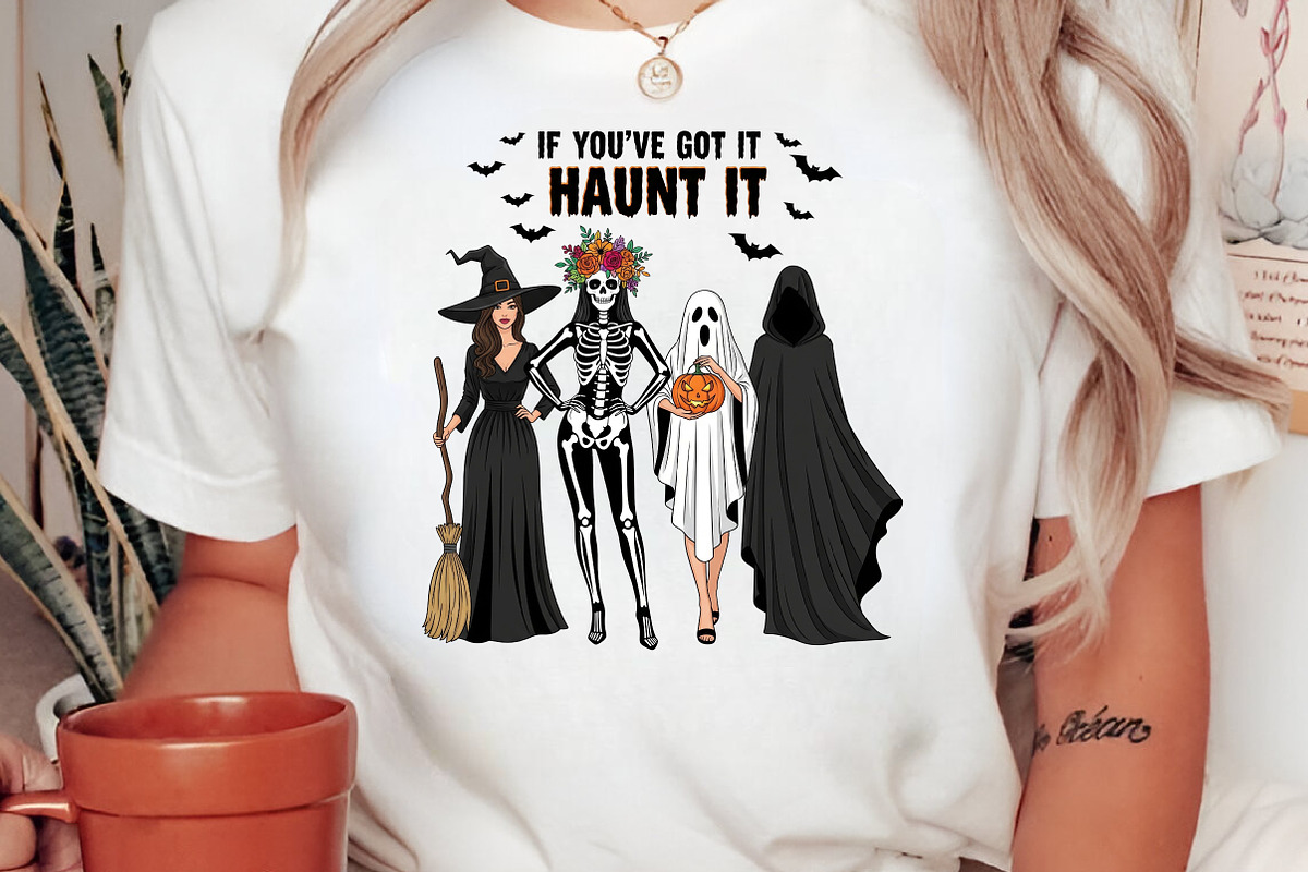 Sarcastic Halloween Haunt It PNG, an Illustration by Craft Nest (Photo 2 of 6)
