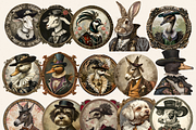 ANIMAL FARM PORTRAITS CLIPART PACK, an Animal Illustration by Daring Digies (Thumbnail 6 of 10)