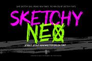 Sketchy Neo, a Handwritten Font by BBtypeStudios (Thumbnail 1 of 14)