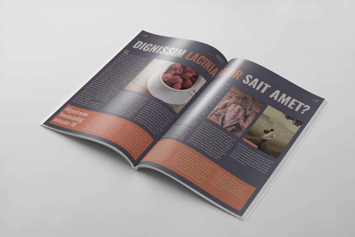 Magazine Template 54, a Magazine Template by pmvch (Photo 8 of 18)