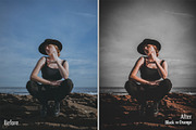 Black and Orange - Actions & Presets, a Preset Add-On by Hydrozi Presets (Thumbnail 8 of 8)