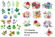 Watercolor flowers,birds., an Illustration by yulia.sukhanova (Thumbnail 7 of 8)