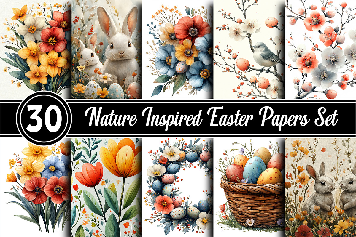 Nature Inspired Easter Papers, a Background Photo by RobertsArt (Photo 1 of 5)