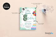 8th Birthday Invitation Canva Temp, an Invitation Template by Snapybiz (Thumbnail 6 of 10)
