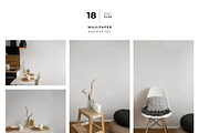 Wallpaper Mockup Set, a Product Mockup by Neutral Mockups (Thumbnail 4 of 9)
