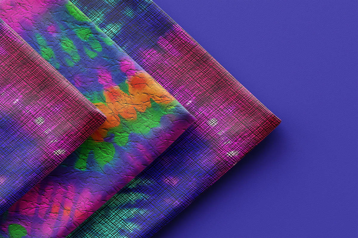 Tie-Dye Texture Digital Papers #97, a Texture Graphic by Digital Art Collectibles (Photo 2 of 5)