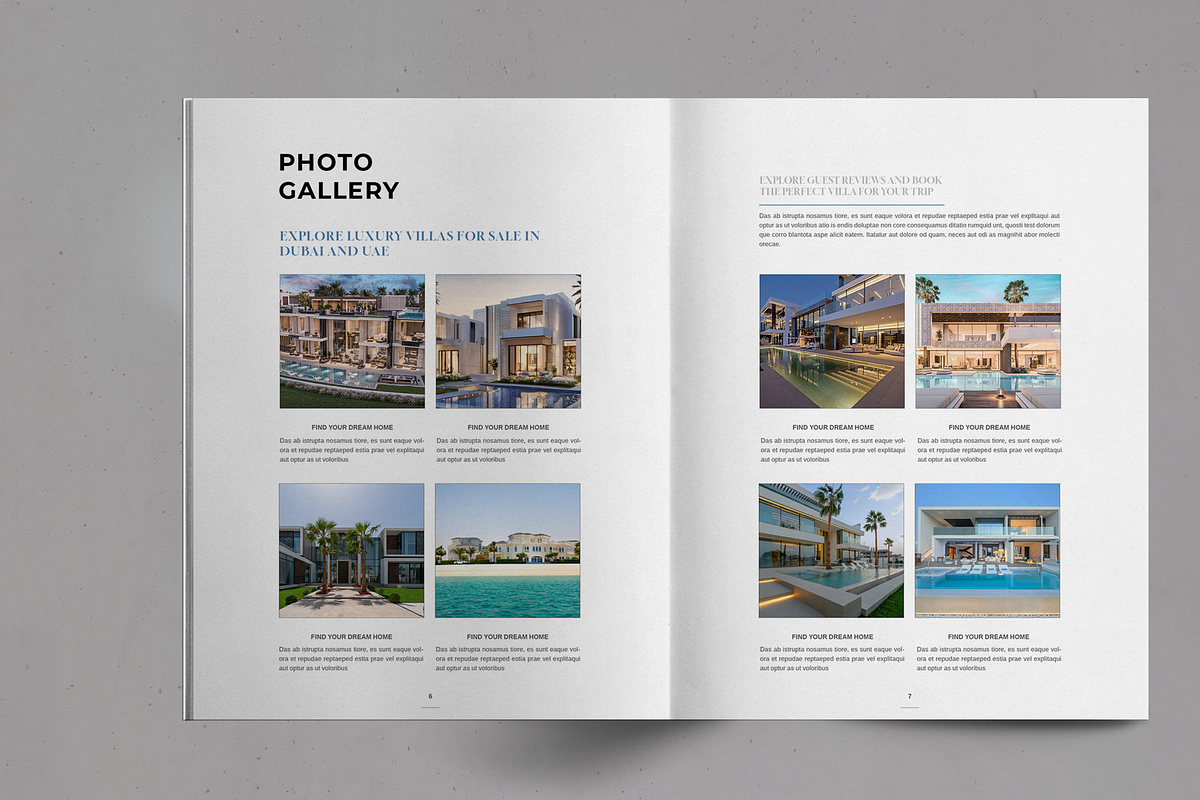 Real Estate Luxury Villas Brochure, a Brochure Template by Boris Cupac (Photo 5 of 7)