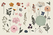 Retro Garden seamless patterns set, a Pattern Graphic by FleurArt (Thumbnail 4 of 7)