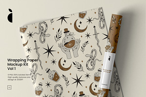 Wrapping Paper Mockup V1