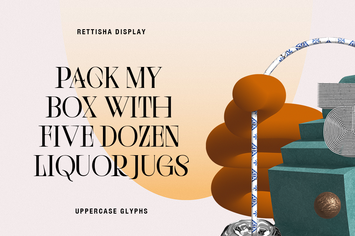 Rettisha Display, a Serif Font by Stripes Studio (Photo 5 of 12)