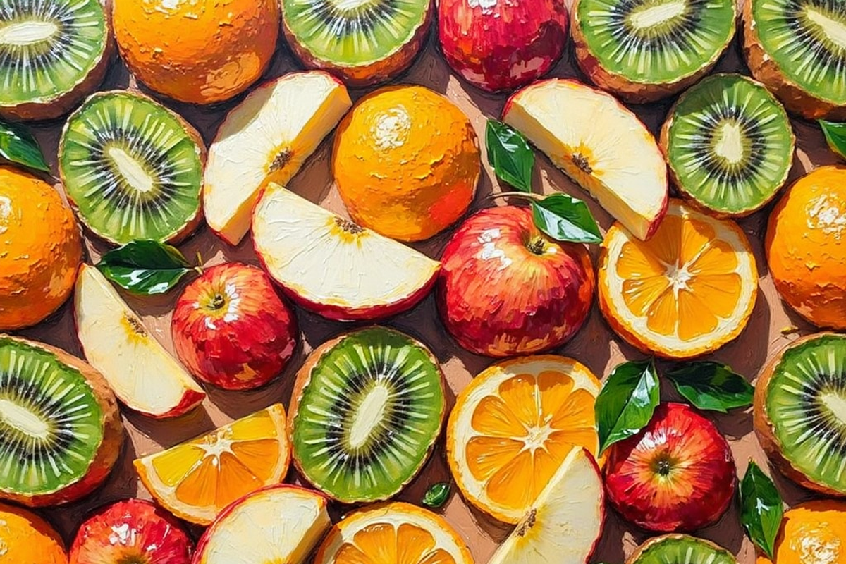 Tropical, Summer Fruit Oil Painting, a Food Illustration by PLUM&FIGS (Photo 15 of 22)