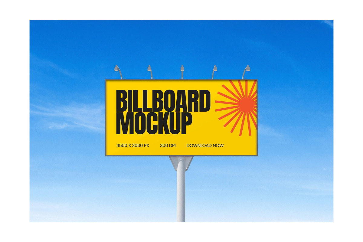 High Quality Billboard Mockup, an Advertising Mockup by Claymoon Lab (Photo 4 of 8)