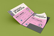 Certificate Pink Colorful Y2K Pixel, a Stationery Template by Neermana (Thumbnail 2 of 4)