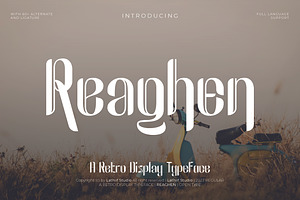 Reaghen - Retro Display Font