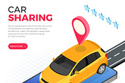 Car Sharing Service Concepts, a Person Illustration by TAlex (Thumbnail 5 of 6)