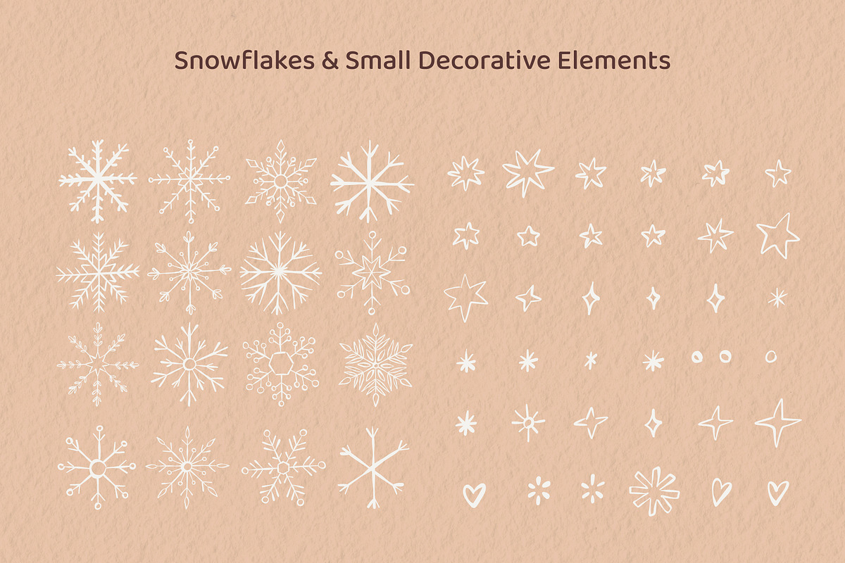 Christmas Wonderland hand drawn set, a Seasonal Illustration by Idressart (Photo 13 of 13)