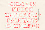 ShowBill Shadow Outline Display Font, a Slab Serif Font by Madeline ODonoghue Design (Thumbnail 5 of 5)