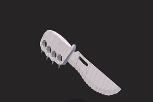 Low Poly Combat Knife V.1