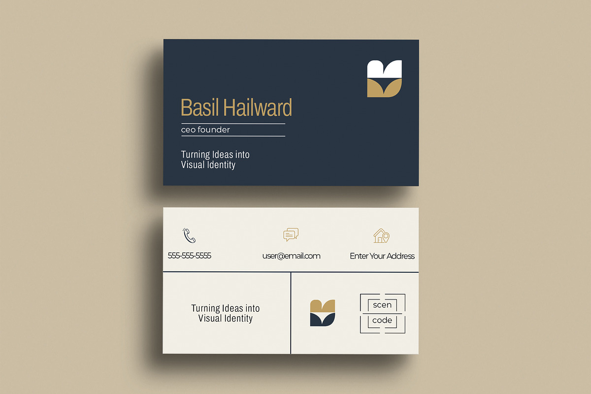 Business Card Layout, a Business Card Template by MightyDesign (Photo 1 of 6)
