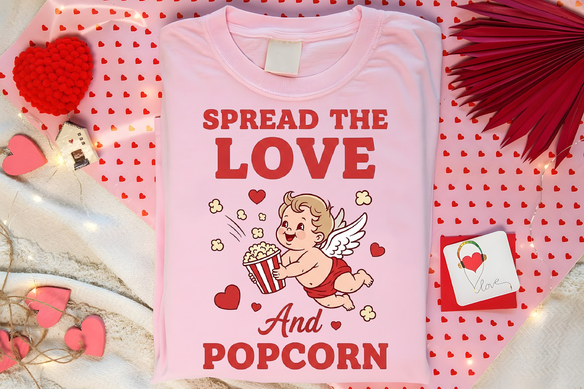 Valentine's Day Png Cupid Popcorn, an Illustration by Canvas Craft (Photo 5 of 7)