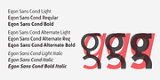 Egon Sans Cond, a Sans Serif Font by TipografiaRamis (Thumbnail 2 of 5)