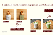 Minimalist Food & Cafe Mockup Kit, a Packaging Mockup by Mock It Up (Thumbnail 3 of 7)