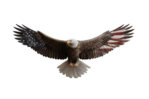 American Eagle Flag Patriotic 4th, a Graphic by VetalStock