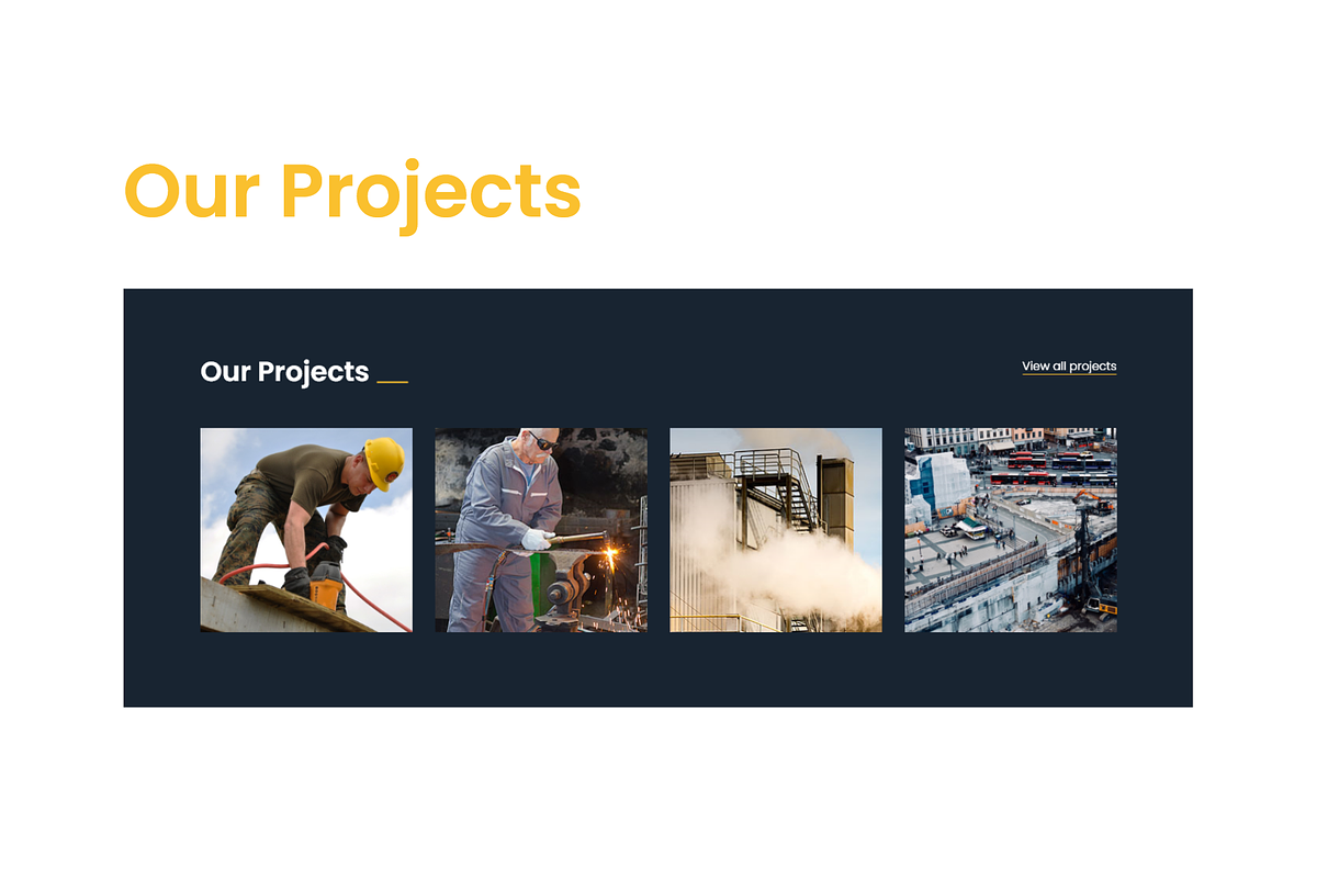 Factory & Industrial website design, a Landing Page Template by Istiak Ahmed (Photo 3 of 7)