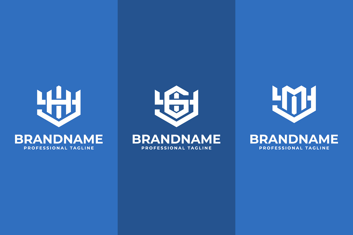 Letters YHI YGI YMI Hexagon Logo, a Branding & Logo Template by Pray Art Design Studio (Photo 2 of 2)