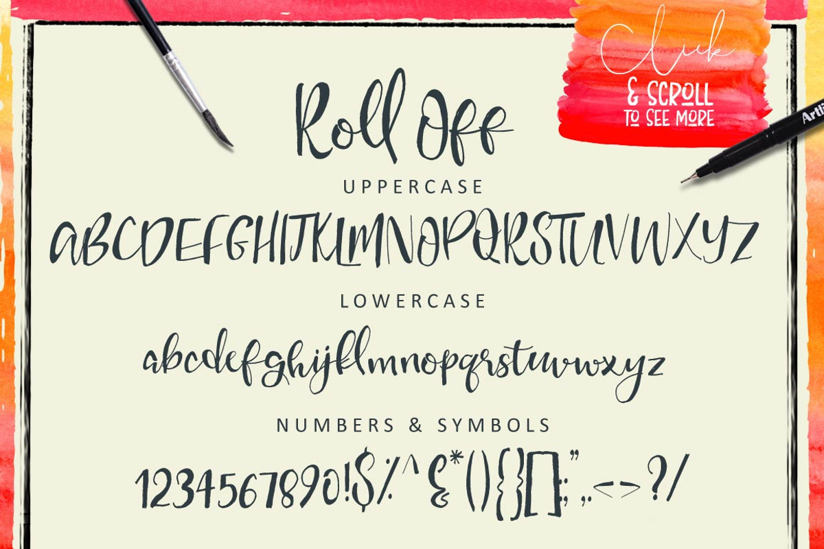 Font & Watercolor Bundle 92% OFF preview 6