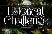 Historical Challenge Font, a Serif Font by 177Studio (Thumbnail 1 of 8)