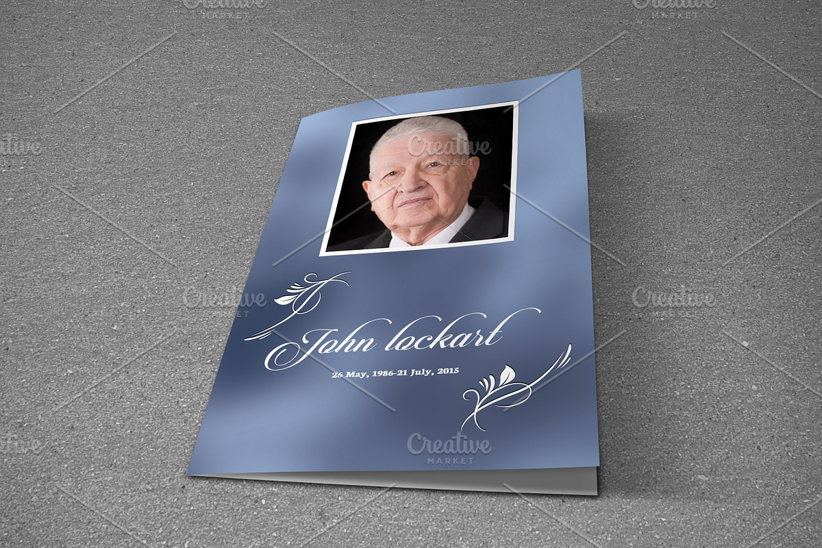 Funeral Program Template-V717, a Brochure Template by Template Shop (Photo 2 of 4)