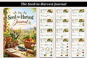 The Seed-to-Harvest Journal, a Stationery Template by Designmela01 (Thumbnail 1 of 5)