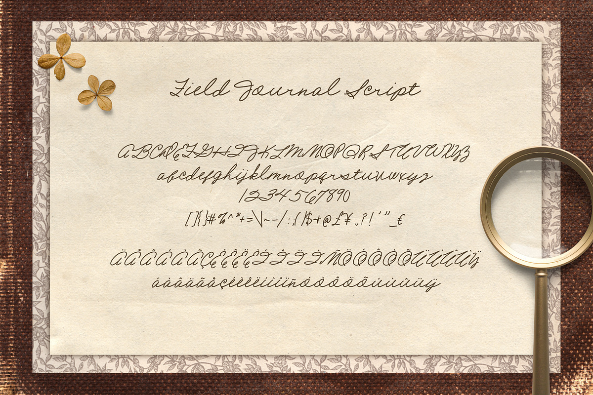 Field Journal Handwritten Font Duo, a Handwritten Font by Eclectic Anthology (Photo 11 of 11)