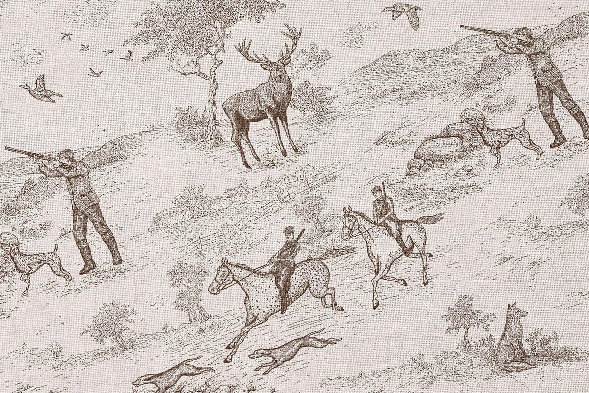 Rustic Hunting Toile Patterns, a Pattern Graphic by Ette Design (Photo 8 of 9)