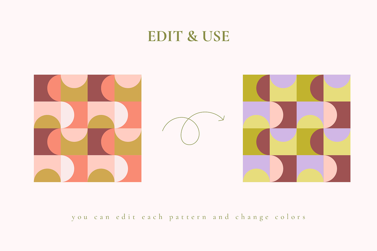 Seamless Geometric Patterns, a Pattern Graphic by Léo Alexandre (Photo 21 of 22)