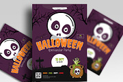 Halloween Party Flyer Template, a Flyer Template by Spark_Creative (Thumbnail 3 of 3)