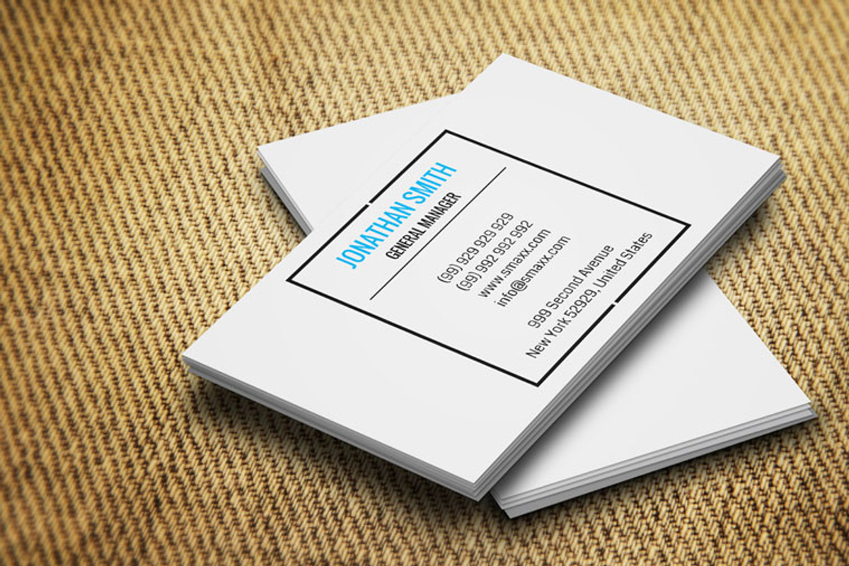 Minimal Business Card CM042, a Business Card Template by annozio (Photo 5 of 5)