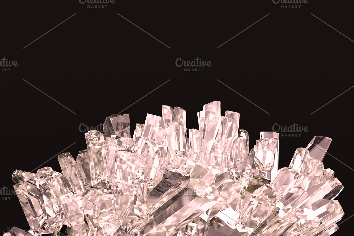 Crystals, an Object Illustration by 2D/3D (Photo 4 of 8)