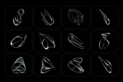 3D Chrome Wireframes - 73 shapes, an Object Graphic by assetpro.design (Thumbnail 10 of 12)