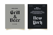 Black Rockie Blackletter Font, a Blackletter Font by UICreative (Thumbnail 9 of 13)