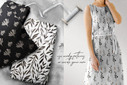 Floral Ink Hand Painted Collection, an Illustration by Kate Galunga Artstore (Thumbnail 7 of 11)
