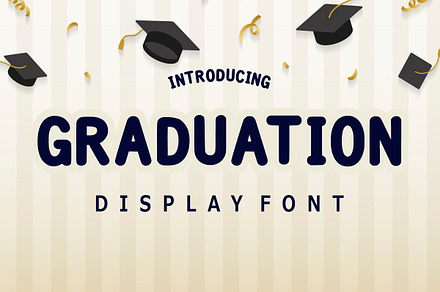 Graduation, a Sans Serif Font by Infinity art Studio