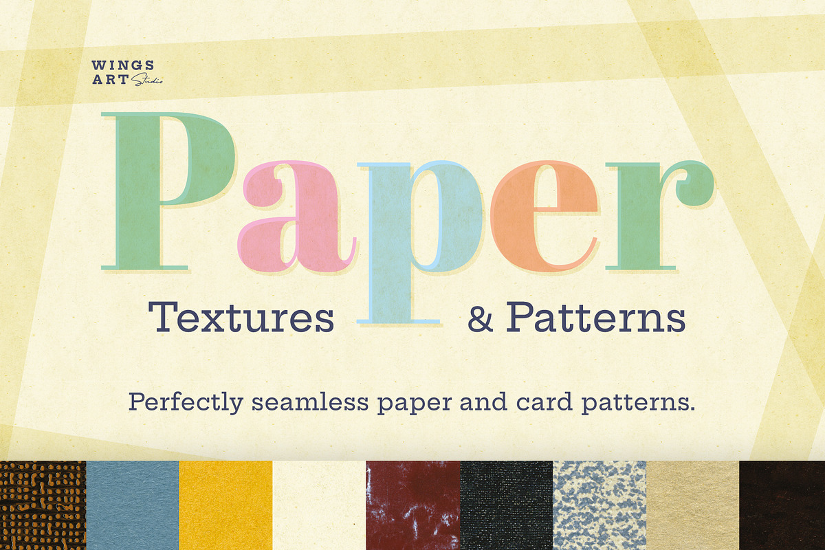 Quick Paper Textures and Patterns, a Texture Graphic by Wingsart Studio (Photo 1 of 8)